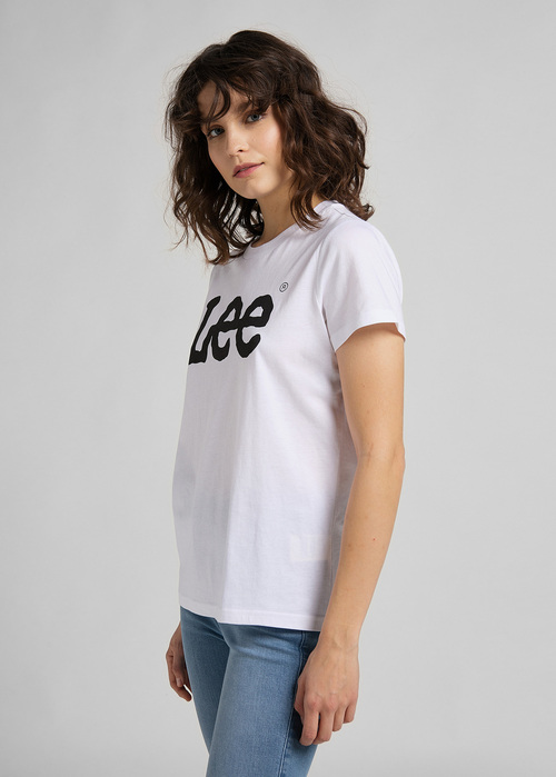 Lee Logo Tee White