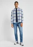Lee Riveted Shirt White Check