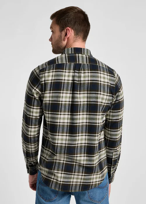 Lee Leesure Shirt Green Check