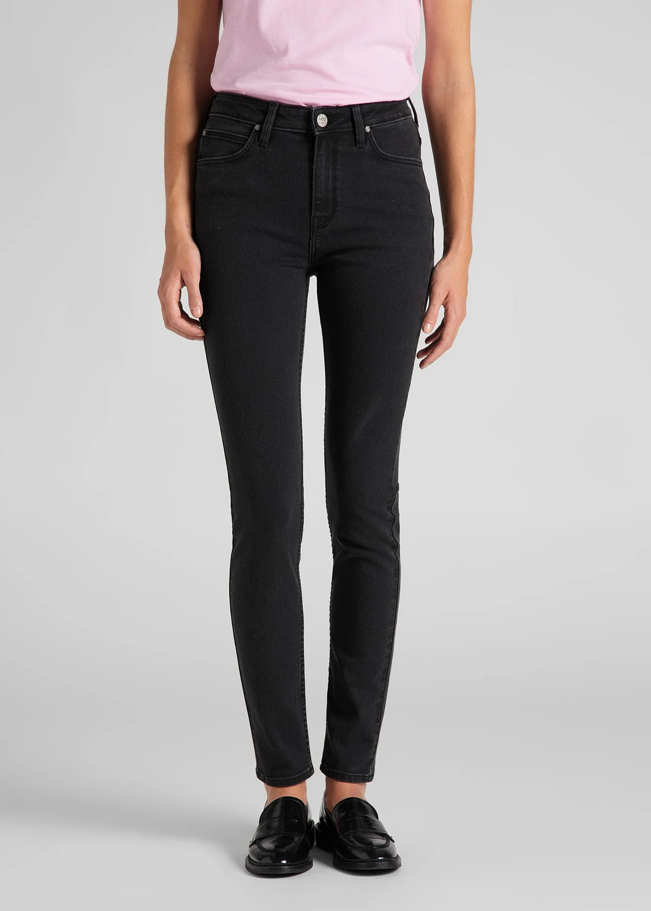 Lee Scarlett High Washed Black