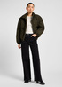 Lee Relaxed Short Puffer Jacket Olive Night