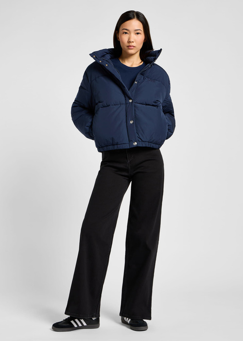 Lee Relaxed Short Puffer Jacket Navy