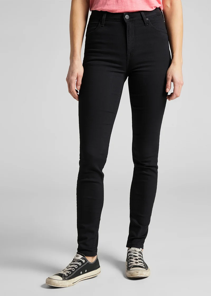 Lee Scarlett High Black Rinse