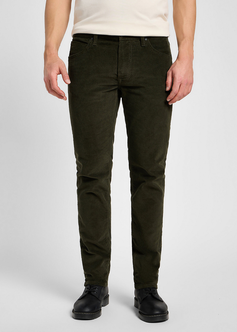 Lee Daren Zip Fly Non Denim Olive Night - 112355873