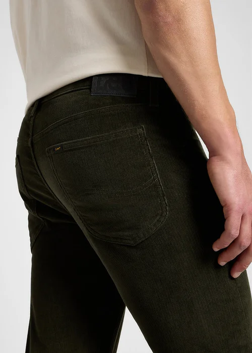 Lee Daren Zip Fly Non Denim Olive Night