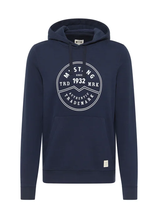 Mustang Bennet Hood Logo Navy Blazer