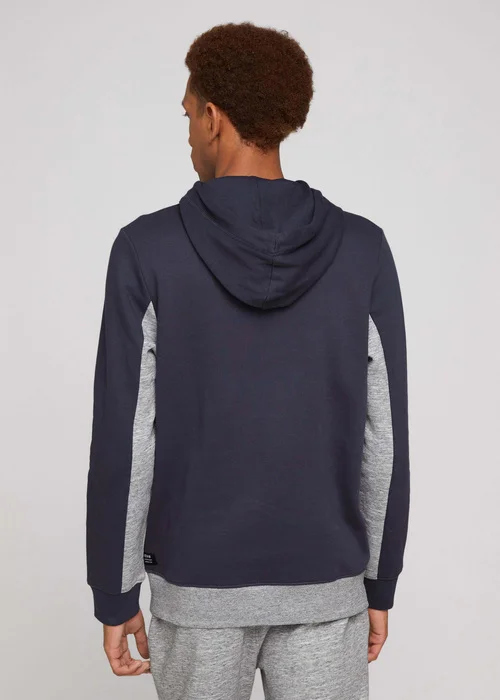Tom Tailor Hoody W Cutlines Blueish Grey