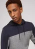 Tom Tailor Hoody W Cutlines Blueish Grey
