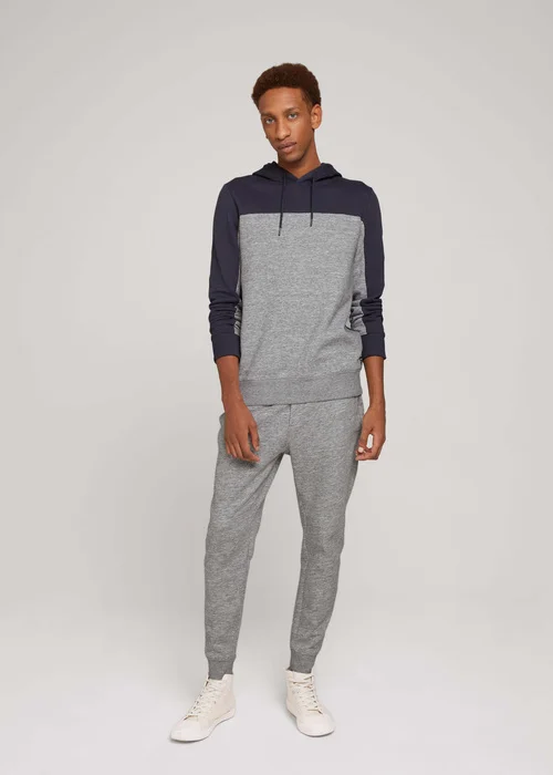 Tom Tailor Hoody W Cutlines Blueish Grey