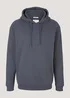 Tom Tailor Hoody With Embro Blueish Grey