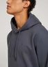Tom Tailor Hoody With Embro Blueish Grey