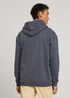 Tom Tailor Hoody With Embro Blueish Grey