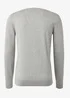 Tom Tailor Simple Knitted Jumper Light Soft Grey Melange