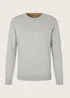Tom Tailor Simple Knitted Jumper Light Soft Grey Melange