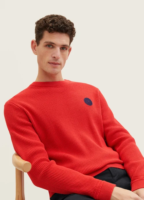 Tom Tailor Pullover Molten Lava Red