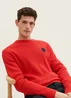 Tom Tailor Pullover Molten Lava Red