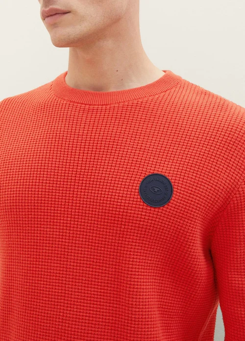 Tom Tailor Pullover Molten Lava Red