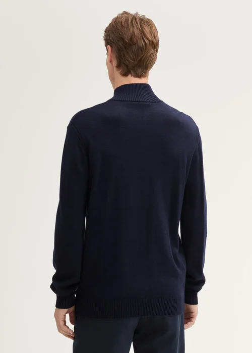 Tom Tailor Half Zip Sweater Sky Captain Blue