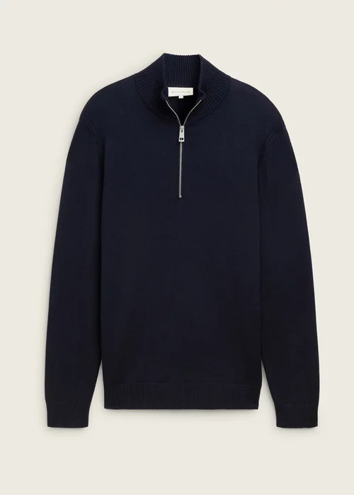 Tom Tailor Half Zip Sweater Sky Captain Blue