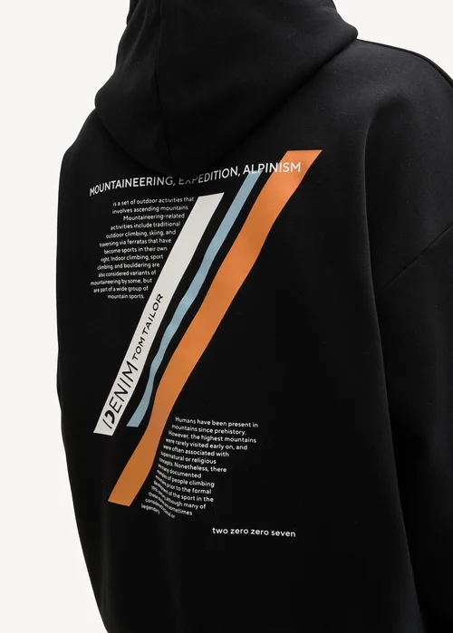 Denim Tom Tailor Hoddie Black