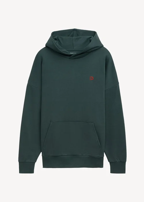 Tom Tailor Oversized Hoodie With Embroidery Dark Gable Green