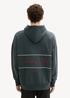 Tom Tailor Oversized Hoodie With Embroidery Dark Gable Green - 1043507-10362