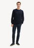 Tom Tailor Knit Sweater In Recycled Cashmere Knitted Navy Melange - 1043266-13160