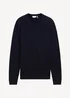 Tom Tailor Knit Sweater In Recycled Cashmere Knitted Navy Melange