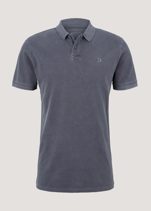 Tom Tailor Polo Tee Quiet Mid Grey - 1030641-10668