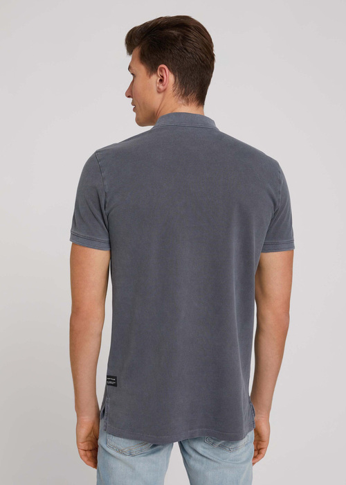 Tom Tailor Polo Tee Quiet Mid Grey - 1030641-10668