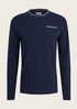 Tom Tailor Long Sleeve One Pocket Sweatshirt Sky Captain - 1034400-10668