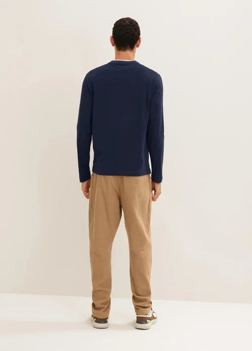 Tom Tailor Long Sleeve One Pocket Sweatshirt Sky Captain