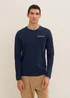 Tom Tailor Long Sleeve One Pocket Sweatshirt Sky Captain
