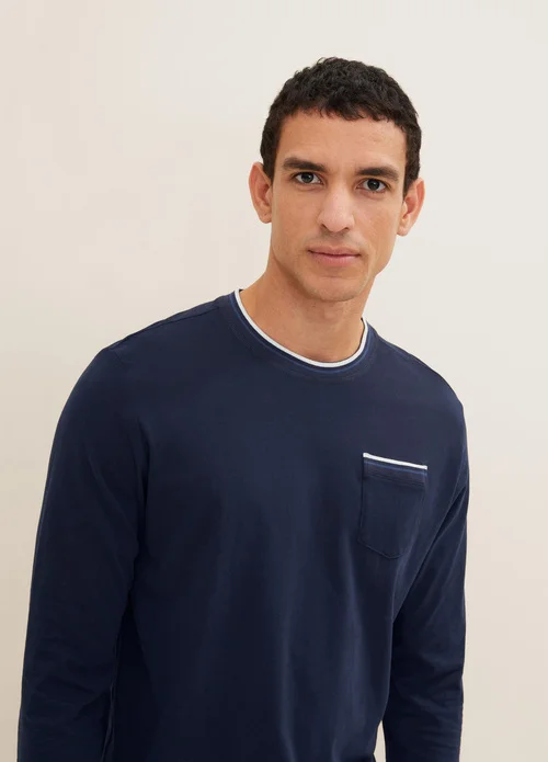 Tom Tailor Long Sleeve One Pocket Sweatshirt Sky Captain