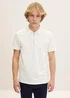 Tom Tailo Halfzip Polo Shirt Vanila
