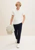 Tom Tailo Halfzip Polo Shirt Vanila