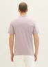 Tom Tailor Striped T Shirt Velvet Rose Fine Stripe