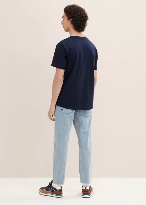 Denim Tom Tailor Tshirt Captain Blue - 1035581-10668