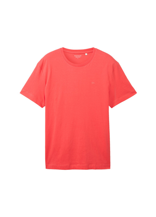 Tom Tailor T Shirt Plain Red - 1042346-11042