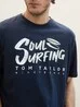 Tom Tailor Soul Surfing T Shirt Sky Captain Blue