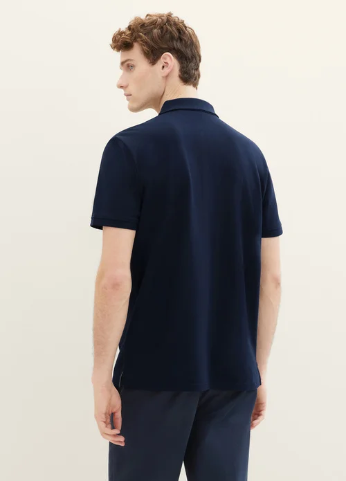 Tom Tailor Basic Polo Shirt Sky Captain Blue