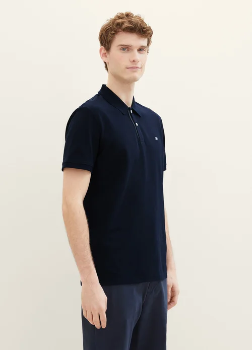 Tom Tailor Basic Polo Shirt Sky Captain Blue