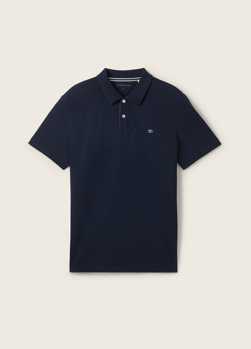 Tom Tailor Basic Polo Shirt Sky Captain Blue - 1027713-10668