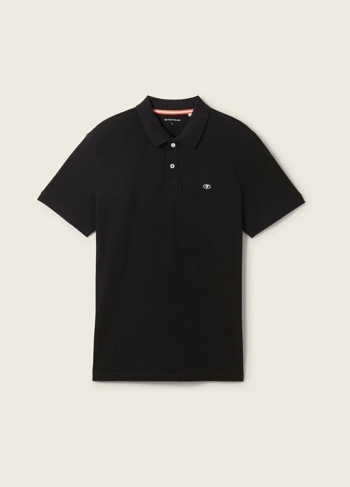 Tom Tailor Basic Polo Shirt Black