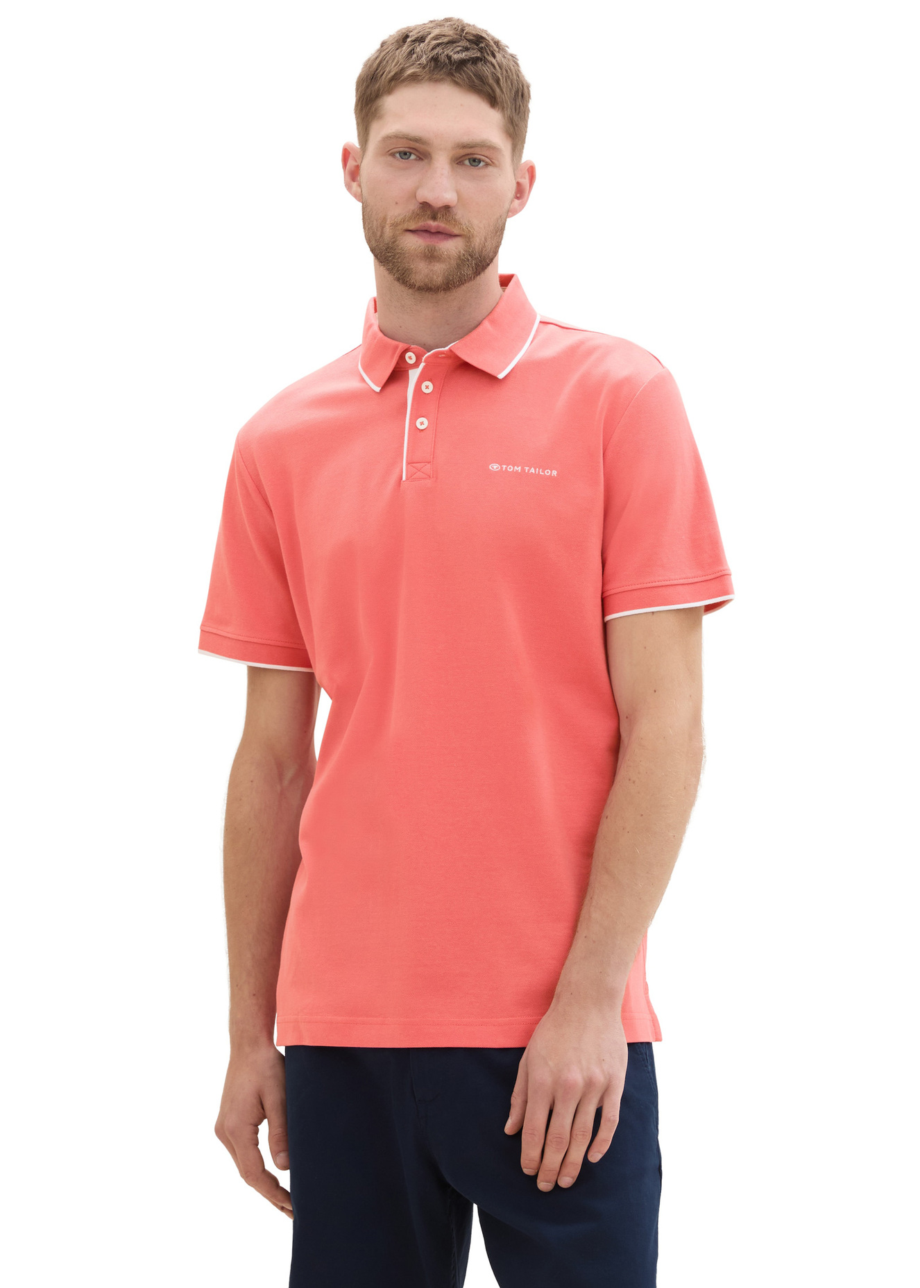 Tom Tailor Polo Tee Flamingo Flower - 1041872-26202