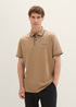 Tom Tailor Polo Tshirt Hazel Brown Melange - KIESZENIE