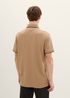 Tom Tailor Polo Tshirt Hazel Brown Melange - KIESZENIE