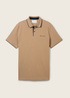 Tom Tailor Polo Tshirt Hazel Brown Melange - KIESZENIE