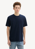 Tom Tailor Relaxed T Shirt Sky Captain Blue - 1043479-10668