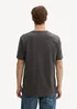 Tom Tailor C Neck T Shirt Black Grey Melange